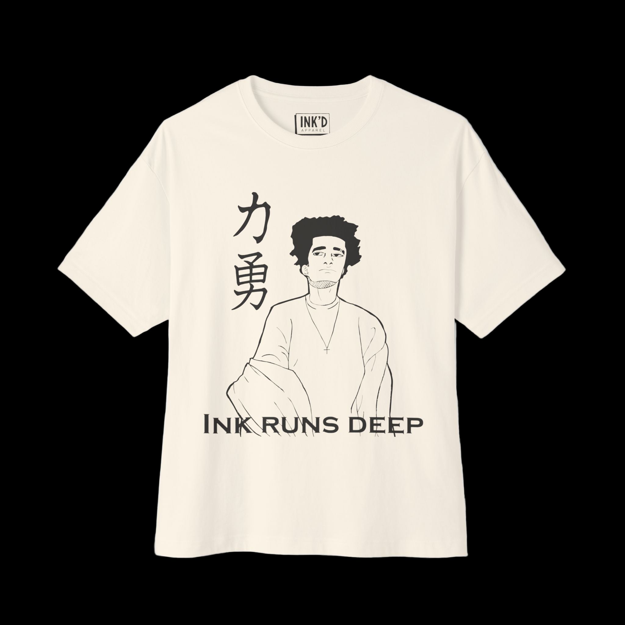 Ink Runs Deep Unisex Oversized Boxy Tee
