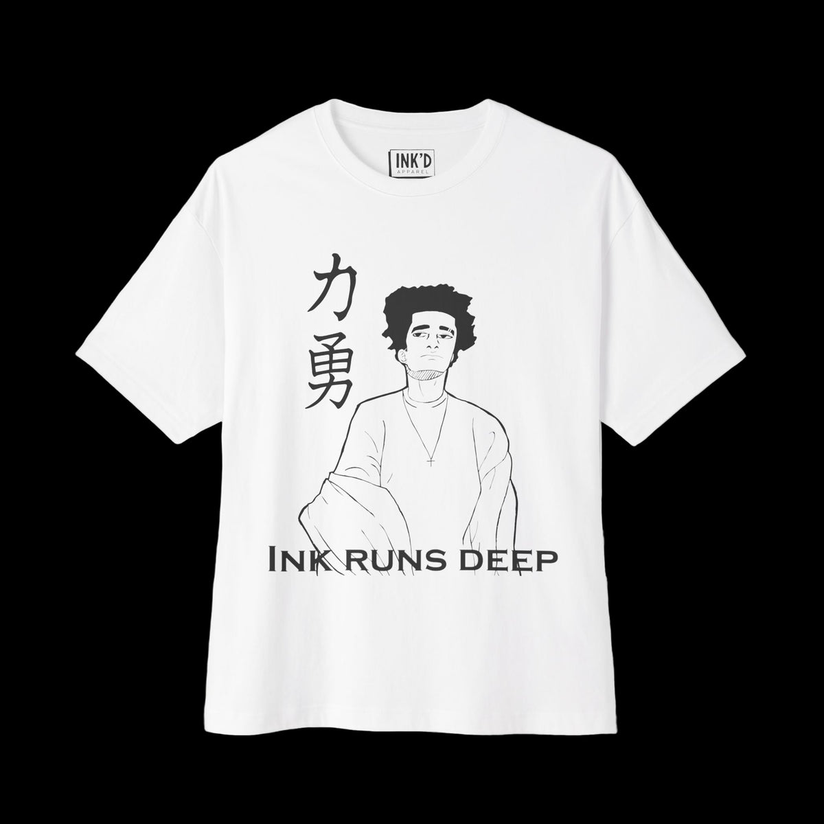 Ink Runs Deep Unisex Oversized Boxy Tee