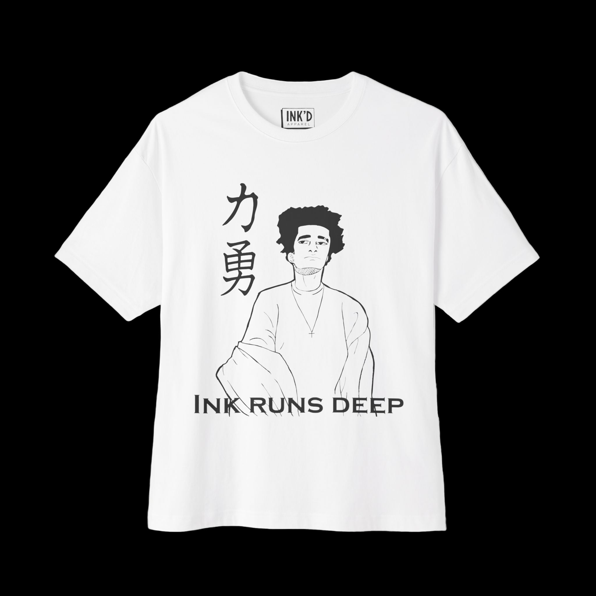 Ink Runs Deep Unisex Oversized Boxy Tee