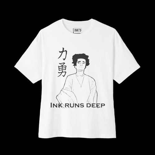 Ink Runs Deep Unisex Oversized Boxy Tee