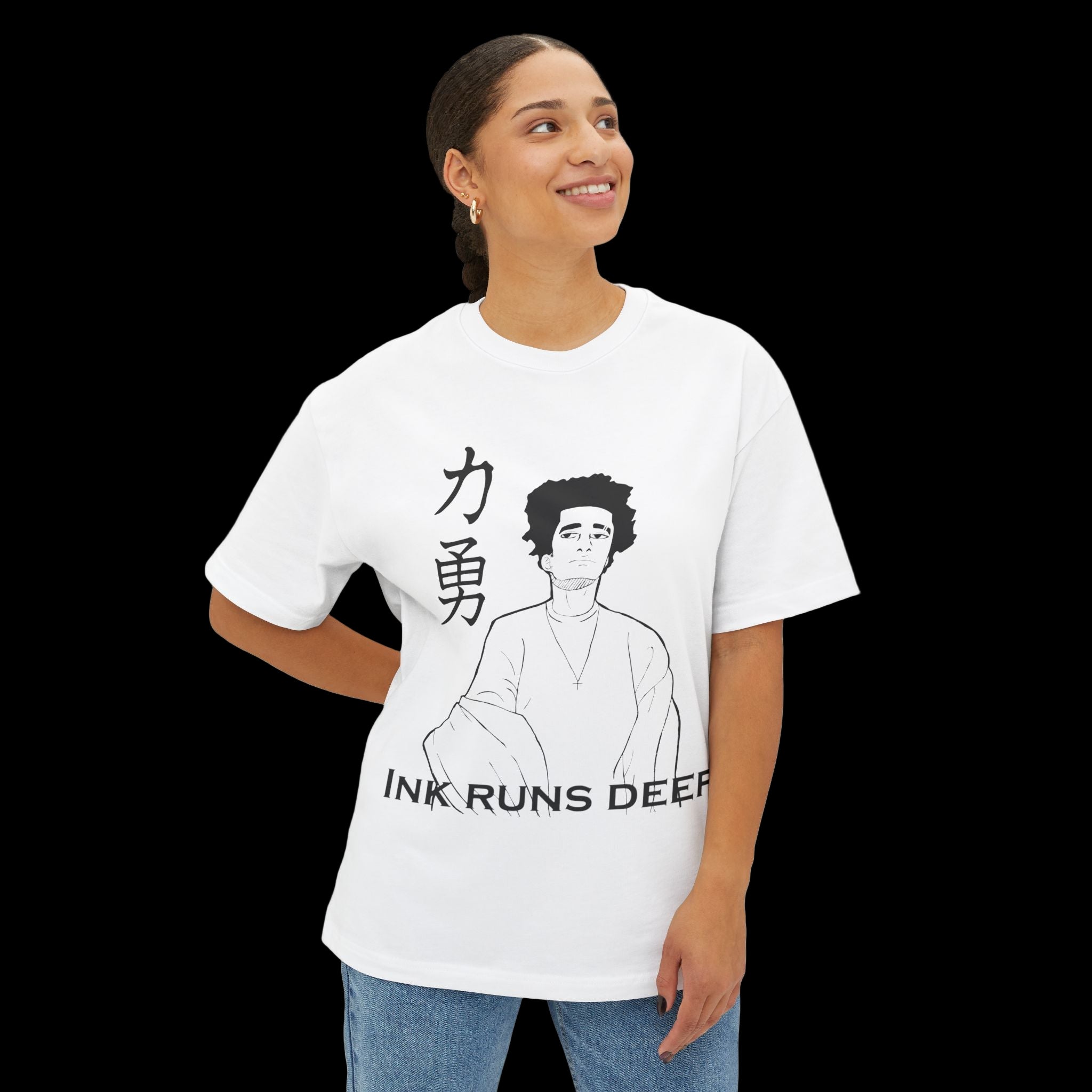 Ink Runs Deep Unisex Oversized Boxy Tee