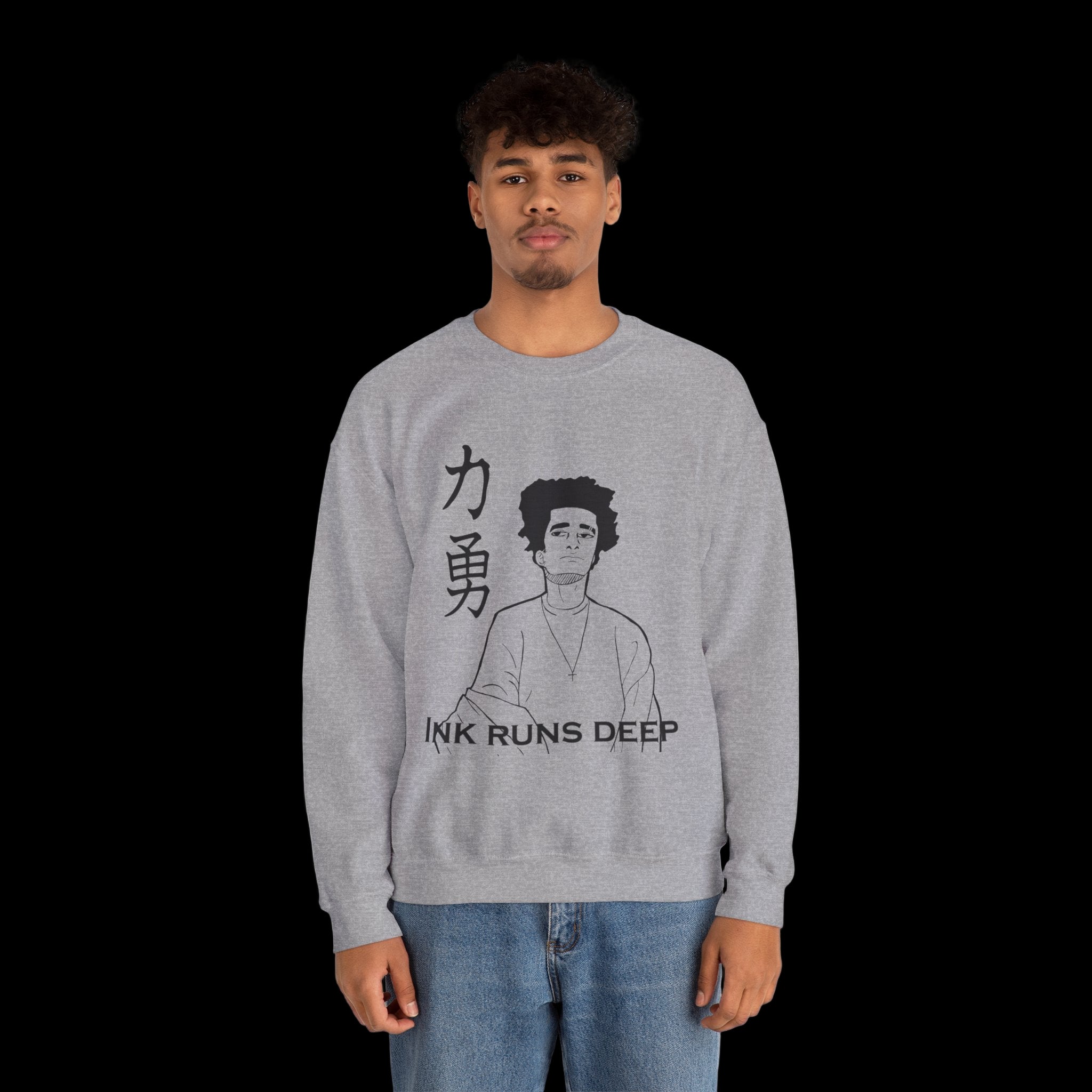 Ink Runs Deep Unisex Heavy Blend™ Crewneck Sweatshirt
