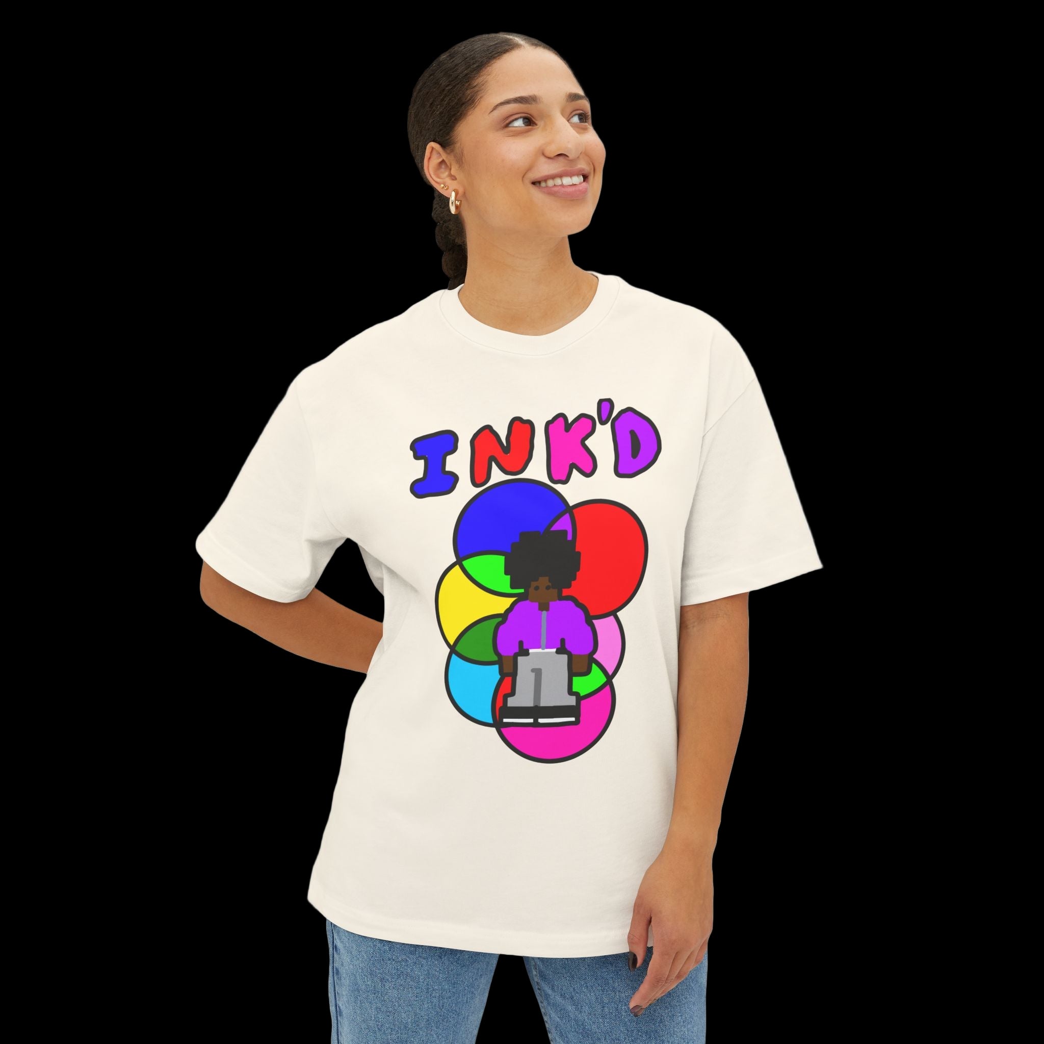 INK'D Unisex Oversized Boxy Tee