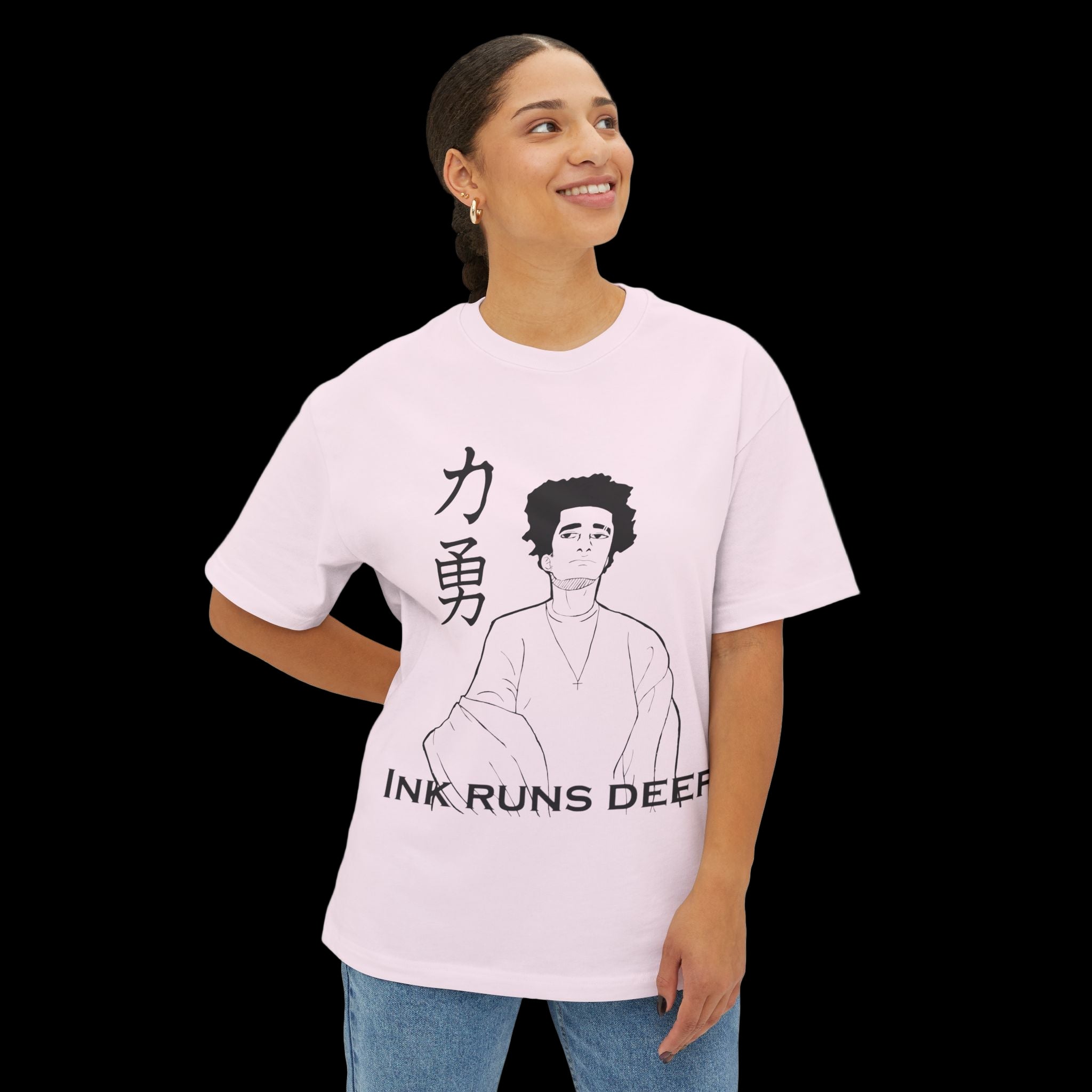 Ink Runs Deep Unisex Oversized Boxy Tee
