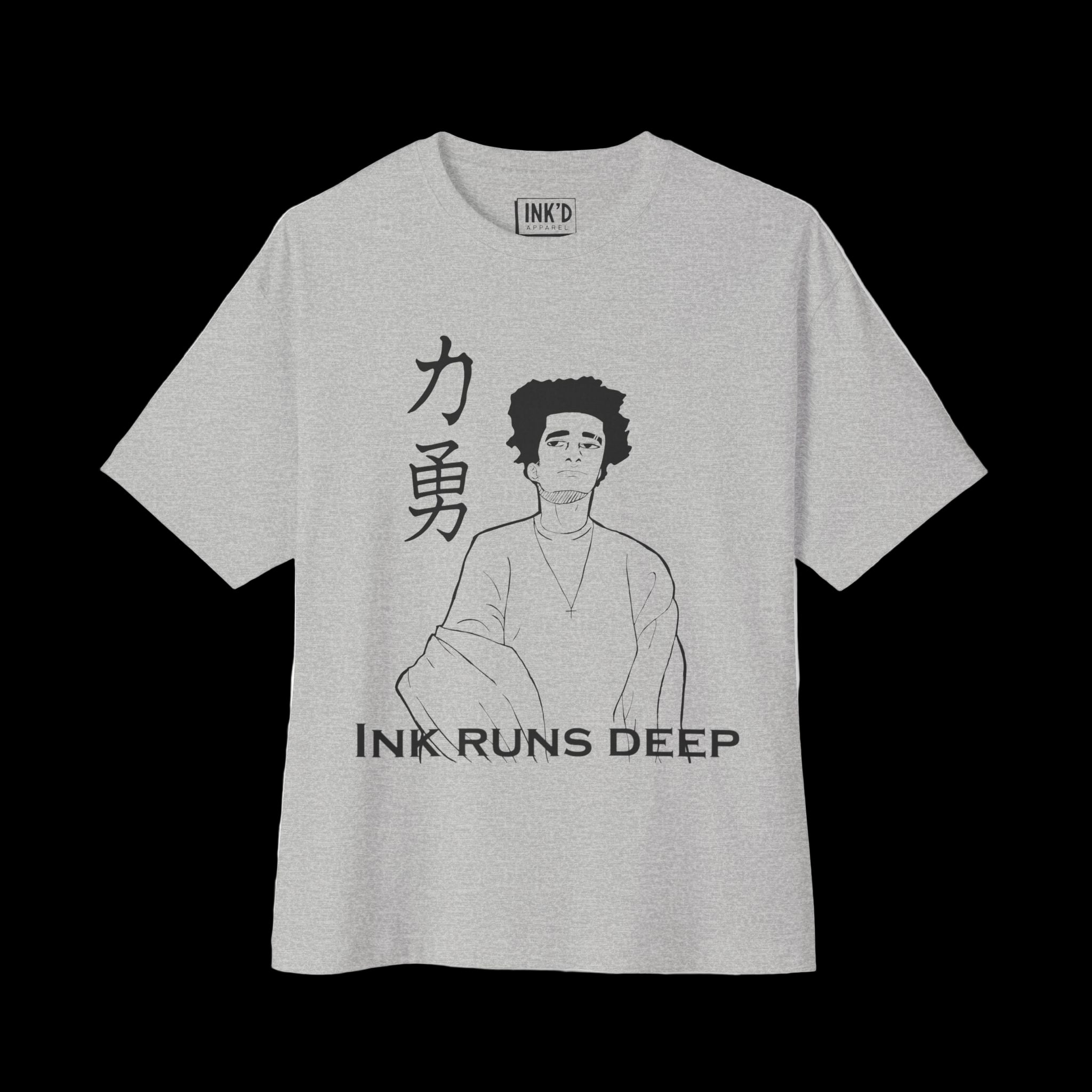 Ink Runs Deep Unisex Oversized Boxy Tee