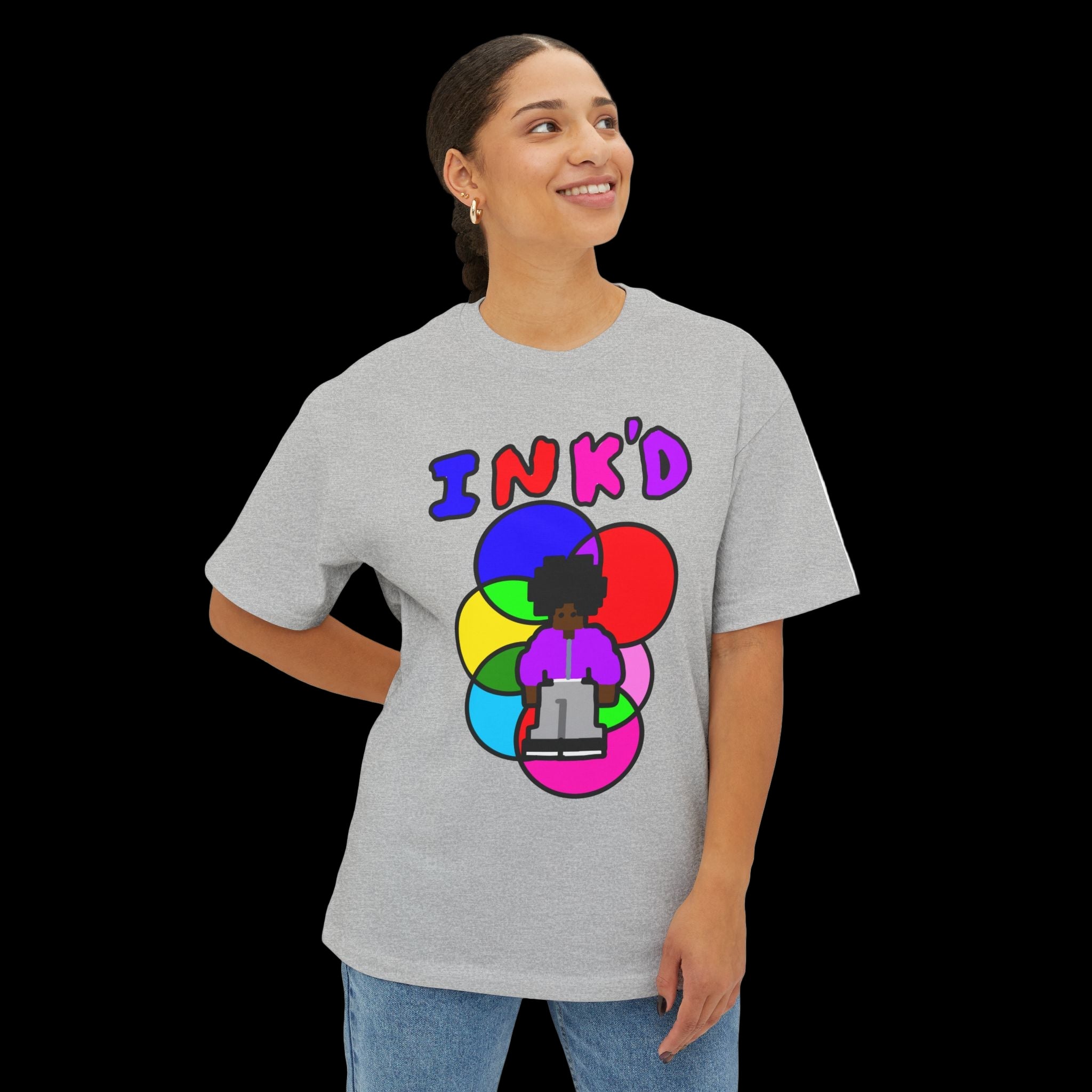 INK'D Unisex Oversized Boxy Tee
